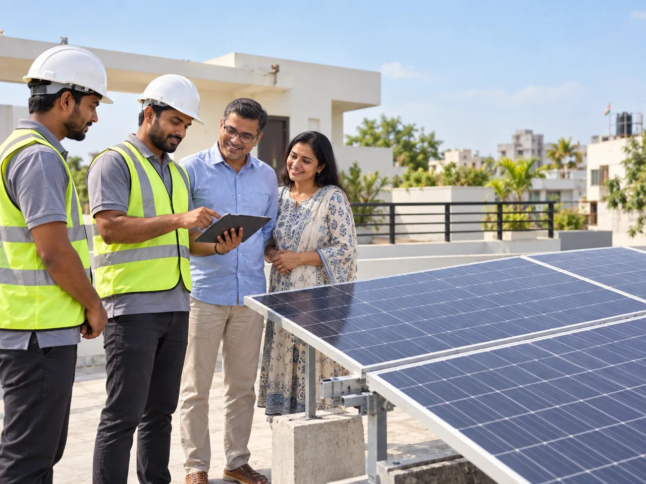 Residential solar system consultation